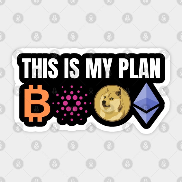 THIS IS MY PLAN B,C,D,E | BITCOIN Sticker by Emy wise